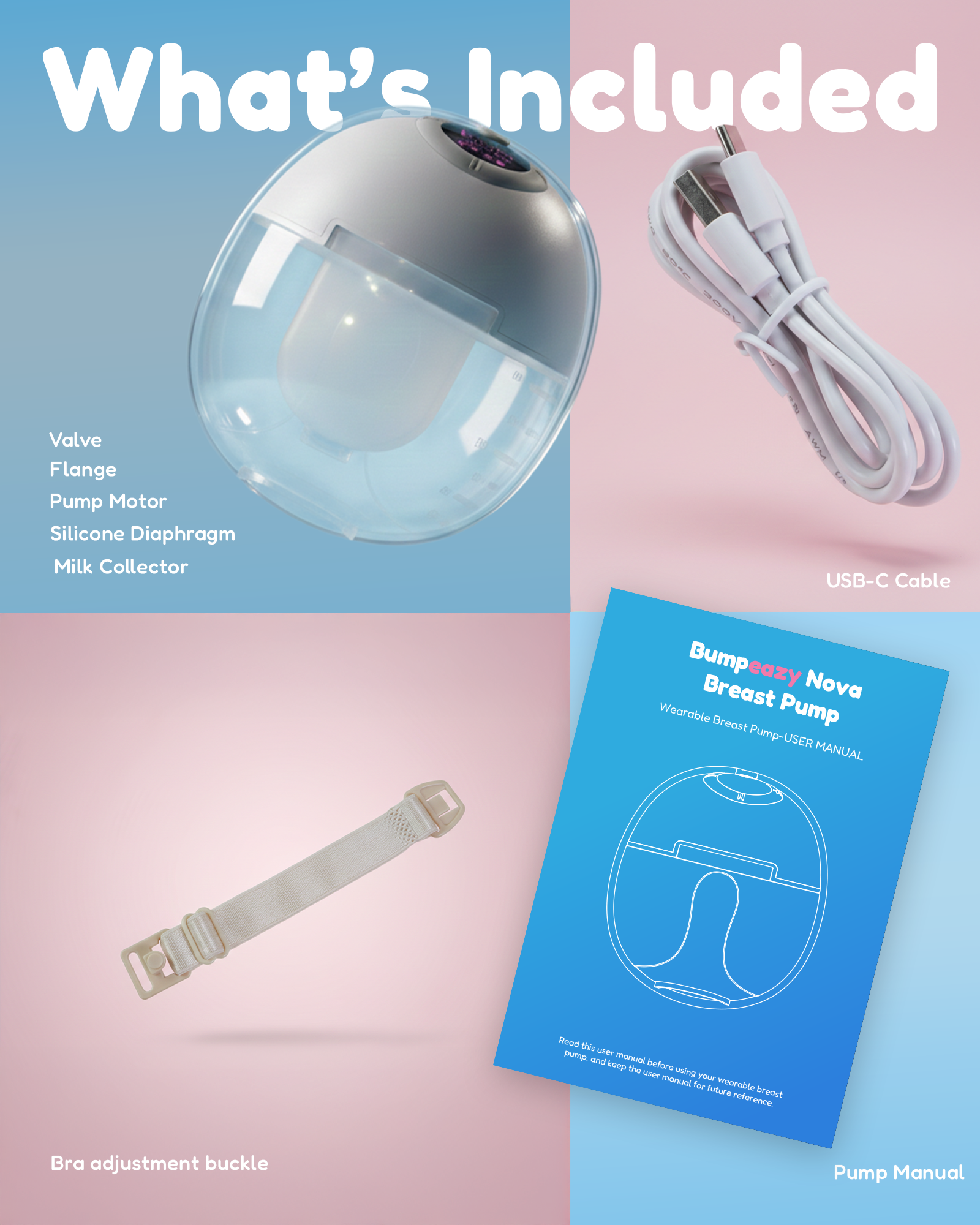 Bumpeazy Nova™ Wireless Breast Pump